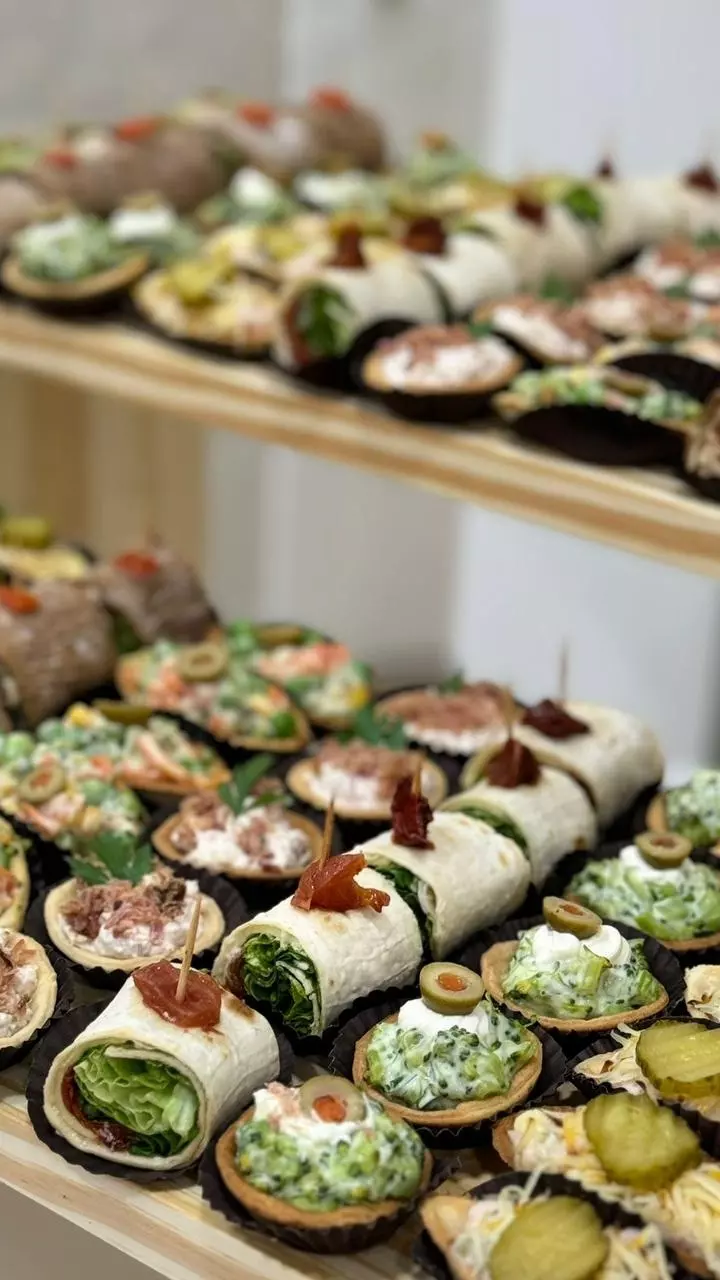 Preparação de salgados Agri Doce